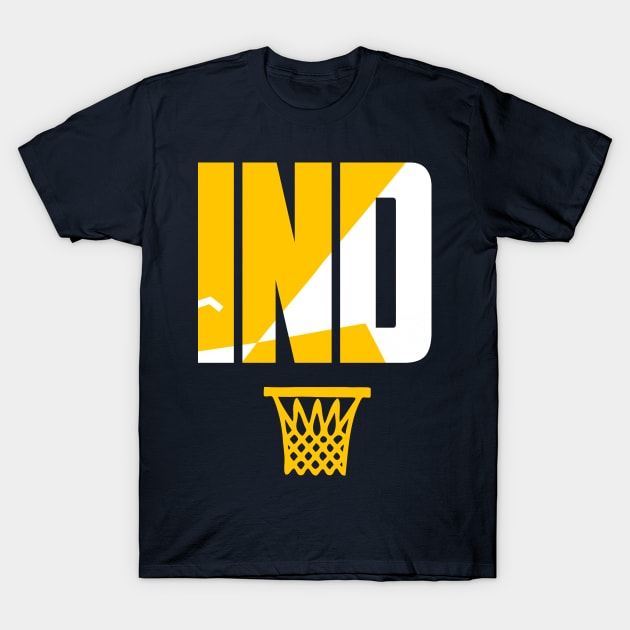Throwback Indiana Basketball T-Shirt by funandgames